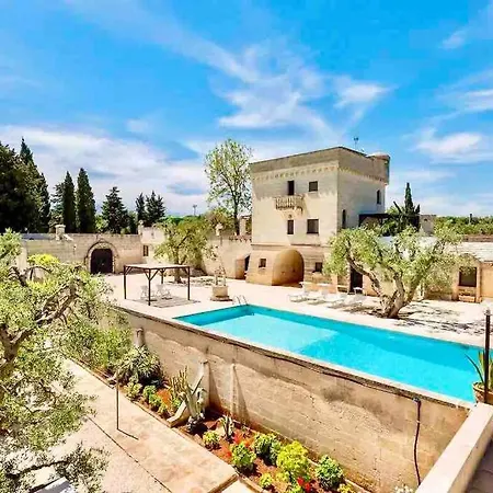Castello Con Piscinavista Mare+campo Da Tennis 빌라 스페키올라